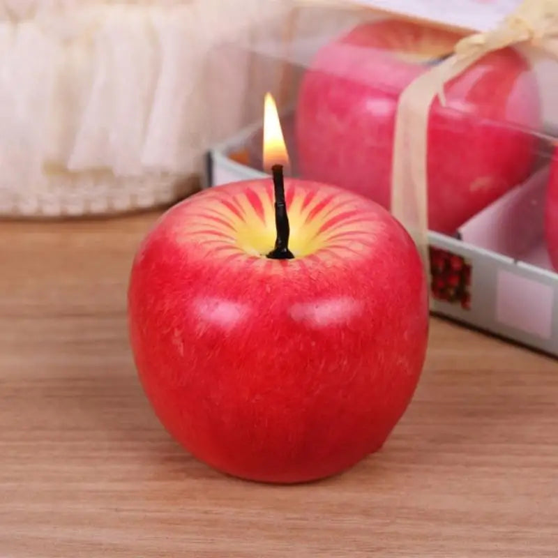 3D Realistic Apple Scented Candle | Aromatherapy Gift Décor