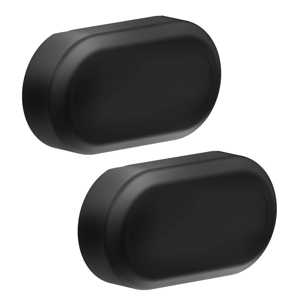 Black Waterproof Magnetic Case for Samsung Smart Tag 2 Silicone Protective Holder with Dual Mounting 5.6x3x1.52cm Oasis Select 2PCS