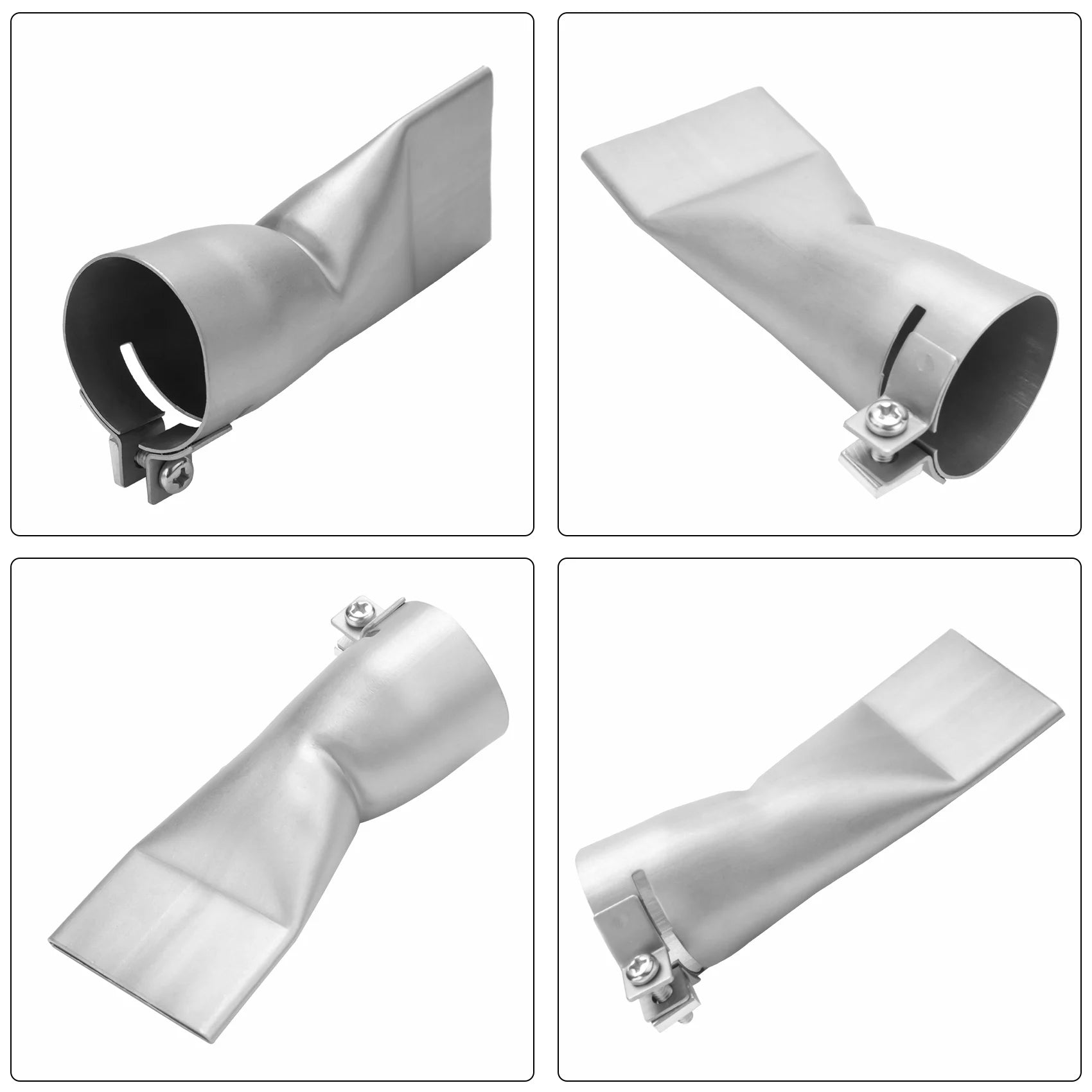LIKE WISH 40Mm Flat Wide Mouth Tubular Nozzle For Plastic Welding Gun/Hot Air Heat /For Plastic Welder Mouth Oasis Select