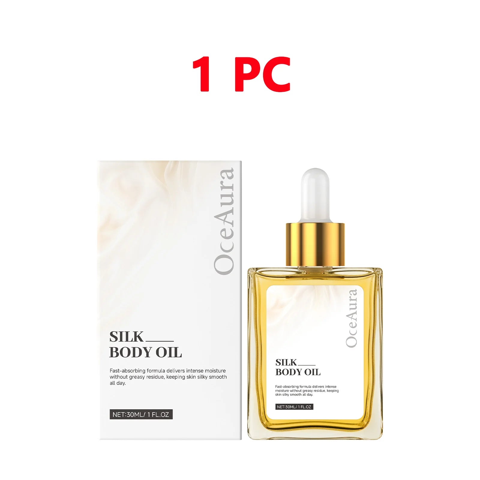 OceAura Silk Body Oil – Hydrating Dry Oil for Smooth Skin Body Moisturizer Oil Oasis Select 1pc