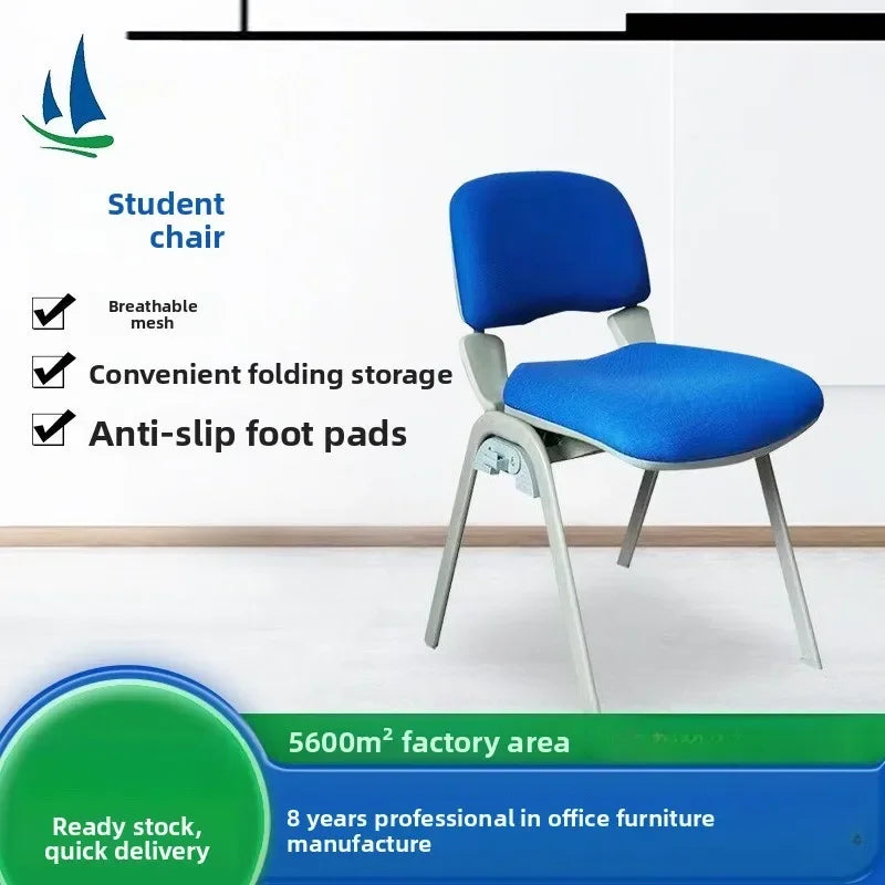Student writing chair, comfortable back, computer chair, metal skeleton training chair, student training chair Oasis Select