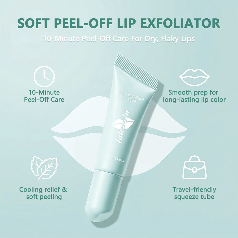 Gentle Peel Off Lip Mask Exfoliator Deep Nourishing Lip Care Soothes Dry Chapped Lips Make Daily Lip Treatment for All Skin Type Oasis Select