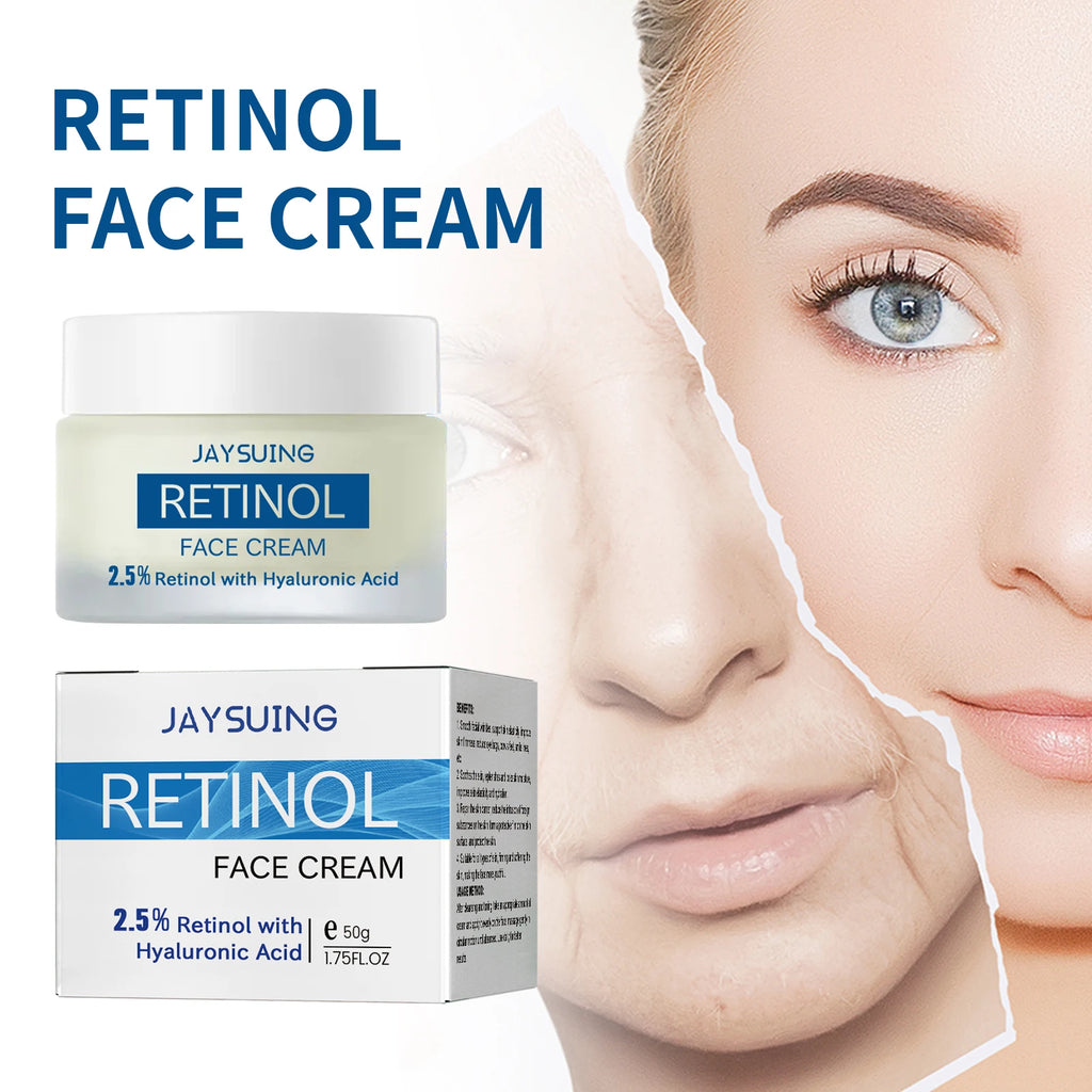 Retinol Anti Aging Face Cream Lifting Firming Fade Dark Spot Line Tightening Smoothing Facial Skin Care Wrinkles Removal Cream Oasis Select
