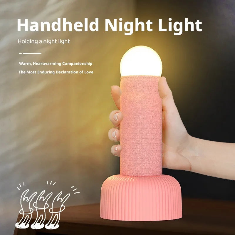 Handheld Night Light Rechargeable Led Bedroom Sleep Light Long-Lasting Desktop Atmosphere Lamp Funny Creative Birthday Gift Oasis Select