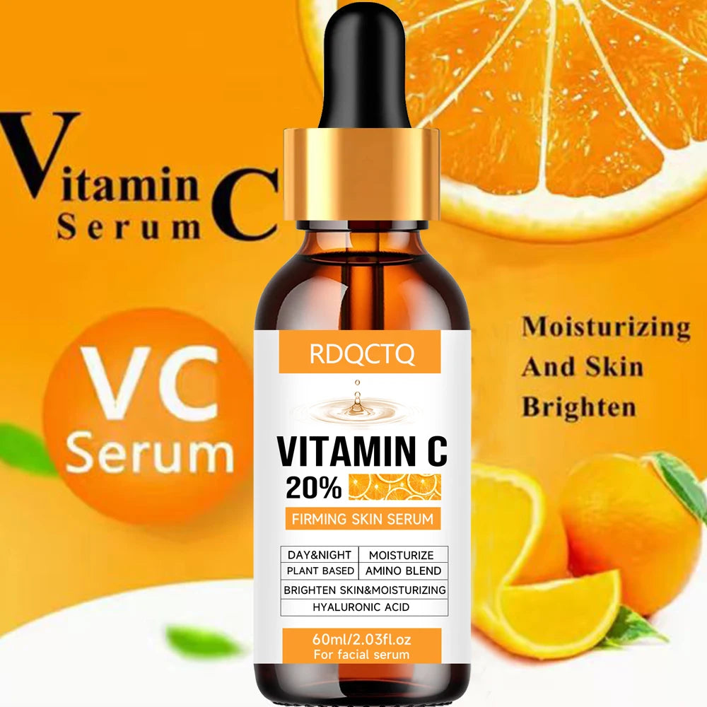 Vitamin C Firming Skin Essence: Day-Night Hydration & Plant Amino Acid Formula for Radiant Complexion Oasis Select