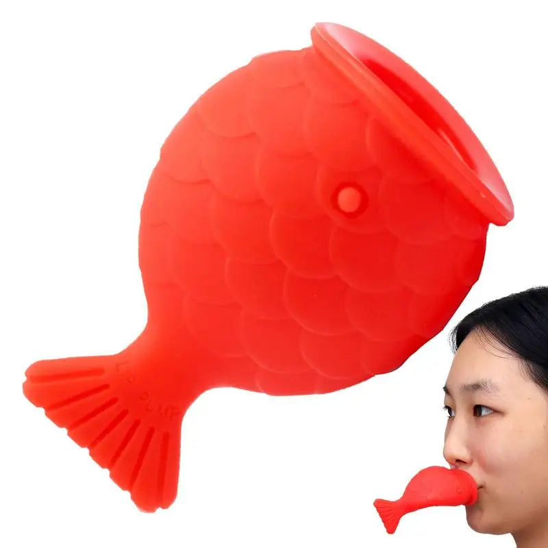 Women Sexy Silicone Full Lip Plumper Lips Soft Silicone Pout Tools Mouth Fish Natural Plump Shape Tool Lip Plumper Lips Care Oasis Select