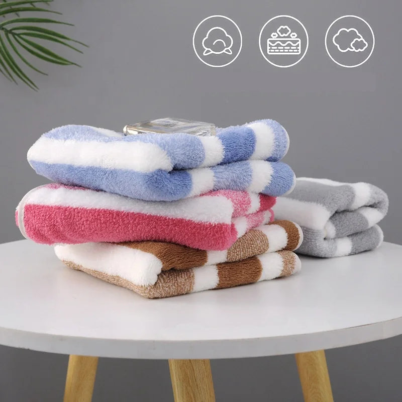 1 Pc Thickened Quick Drying Absorbent Bath Towel Soft Face Towel for Home Bathroom Oasis Select