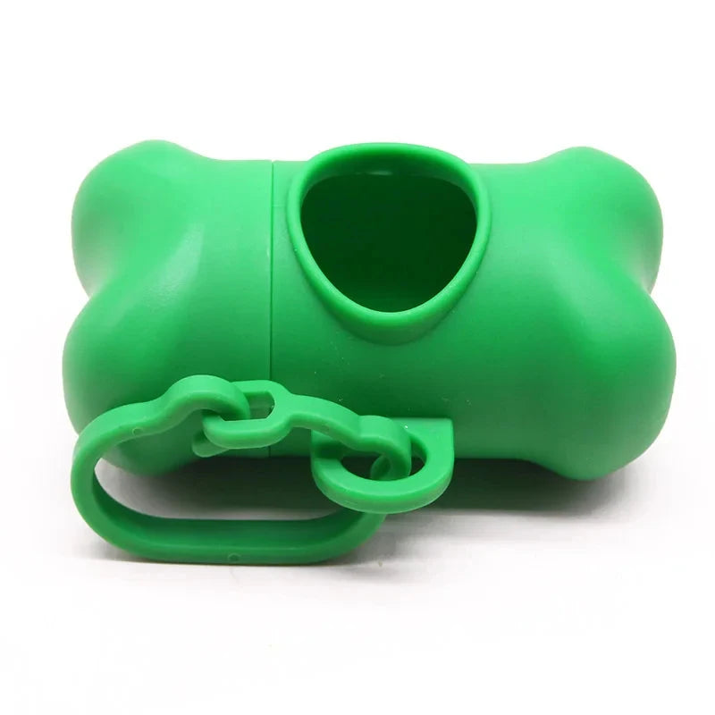 1/3pc Bone Shaped Bag Dispenser Disposable Pet Dog Waste Bag Holder Plastic Garbage Bag Case Carrier Disposal Poop Bag Dispenser Oasis Select