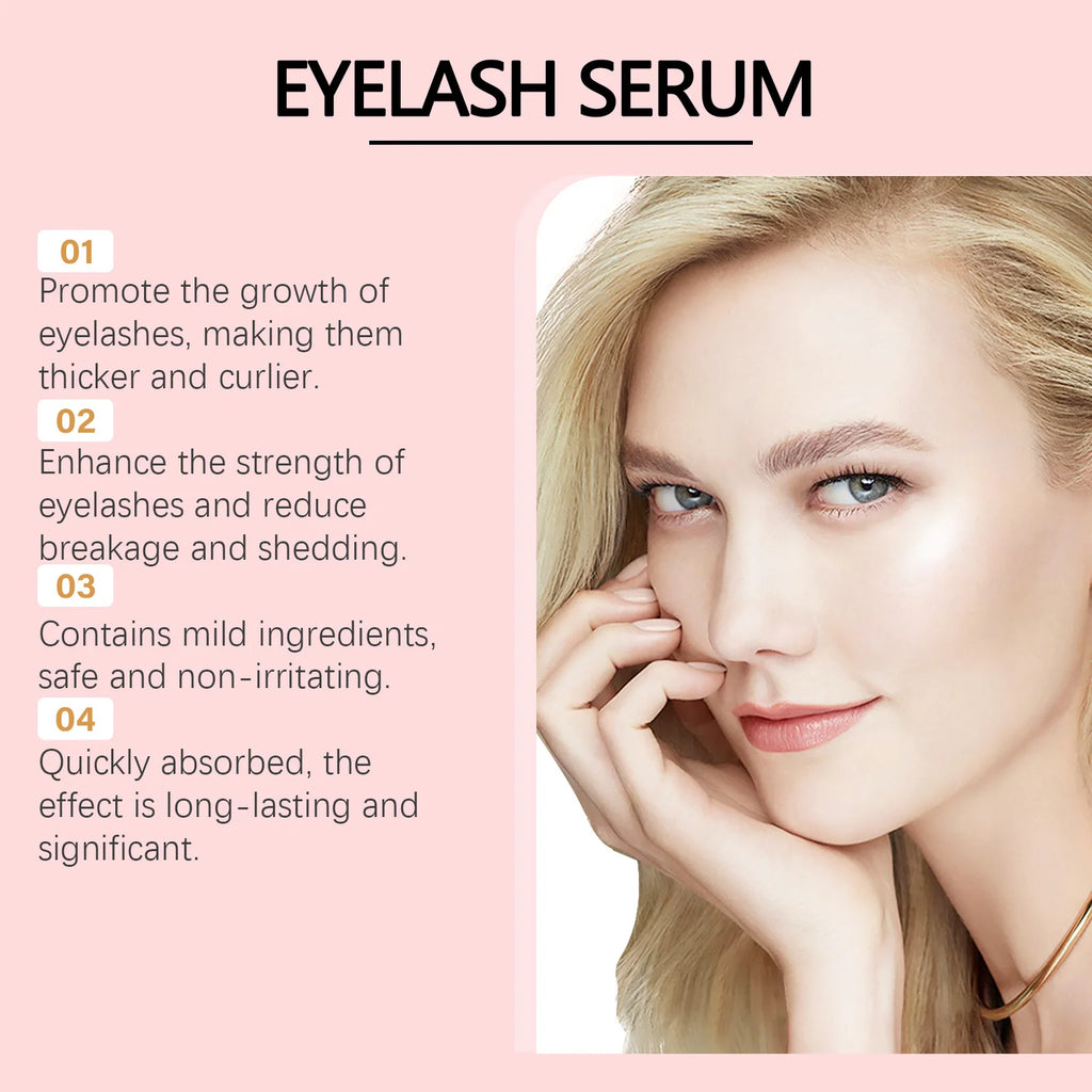 EELHOE Eyelash & Eyebrow Growth Serum – Longer Thicker Lashes