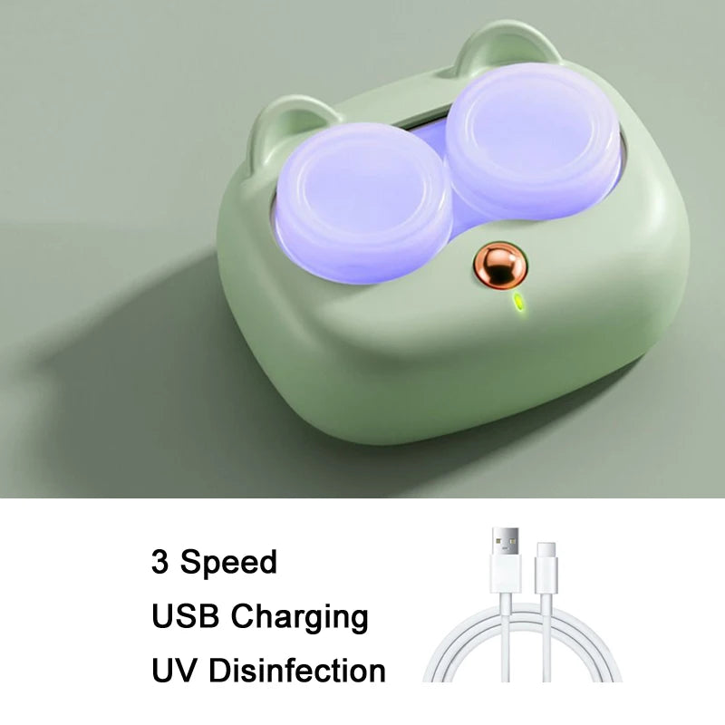 Ultrasonic Contact Lens Cleaner – Portable Protein Removal