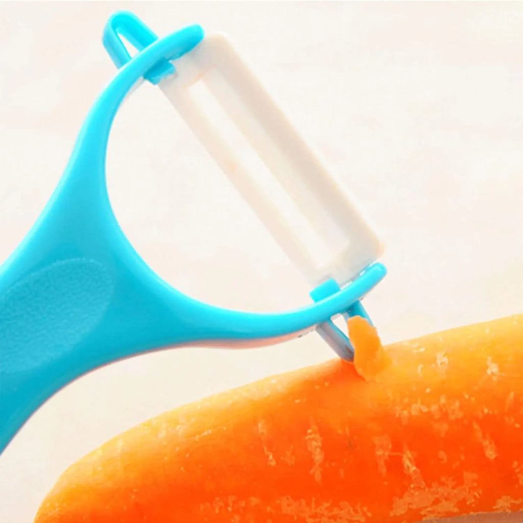 3pcs Ceramic peeler, fruit peeler, kitchen vegetable peeler, ceramic does not rust, potatoes carrot fruits Oasis Select