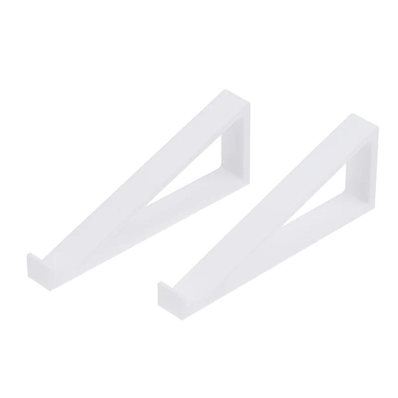 1 Pair Portable Keyboard Elevated Stand Raised Keyboard Angle Plastic Computer Keyboard Riser Monitor Holder Comfortable Typing Oasis Select White