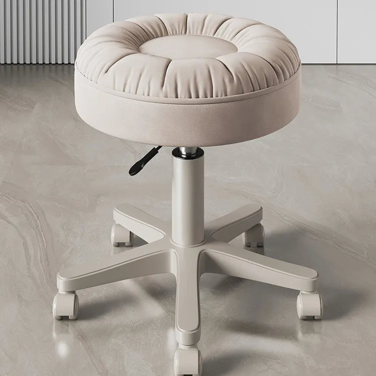 Makeup stool, light luxury high-end women's bedroom, new style dressing stool, modern and simple small-sized nail salon chair Oasis Select Off-white