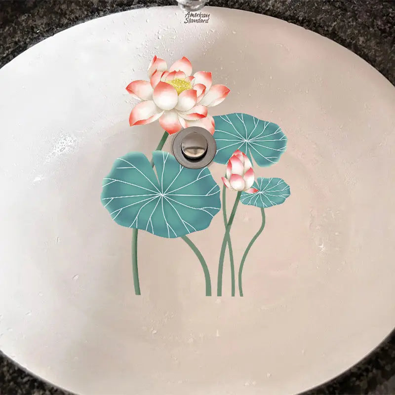 Toilet toilet sink tile stickers Waterproof wallpaper self-adhesive decorative painting shade refurbished stickers Oasis Select H