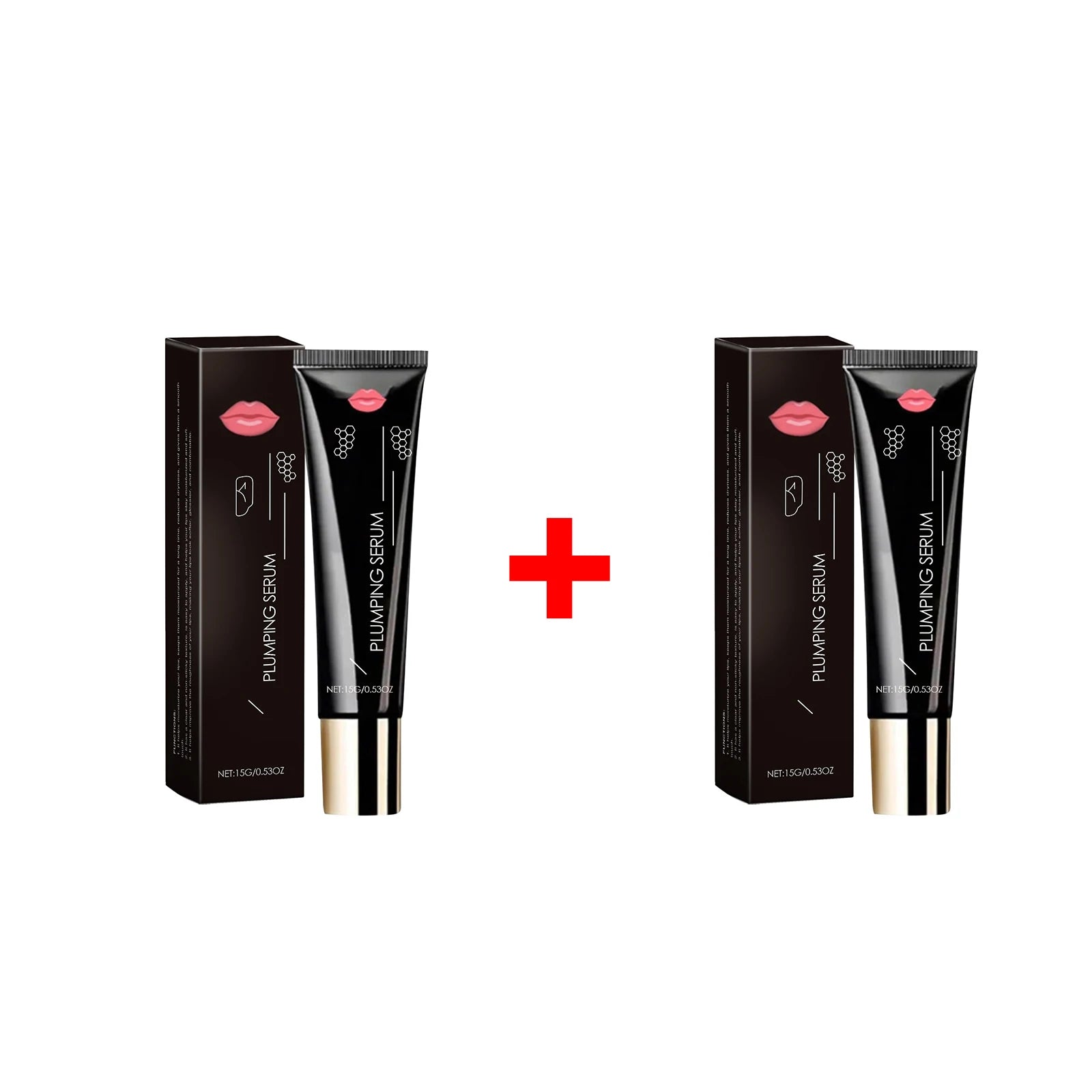 Plumping Serum for Lip Fade Fine Lines Lip Volumizing Serum for Smoother,Fuller Lips Sexy Enhance Lip Elasticity Lips Care 15g Oasis Select 2pcs
