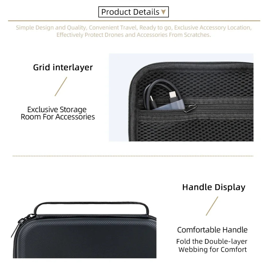 Insta360 GO Ultra Carrying Case | Portable PU Storage Bag