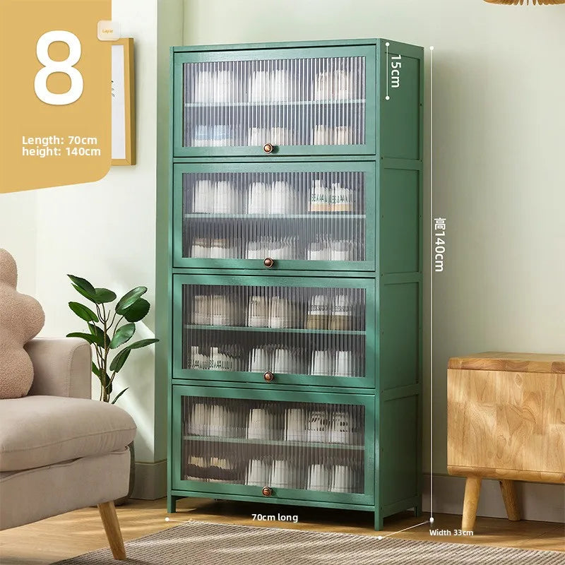 Shoe rack Multi-layer storage shelf Household simple door entry balcony Indoor large-capacity dust-proof shoe cabinet Oasis Select Nine floors 70 long