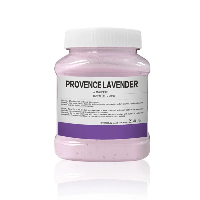 350g Hydrating 24K Gold Soft Mask Powder Rose Petal Crystal Jelly Mask Powder Skin Care Dropshipping Oasis Select 350g-Lavender