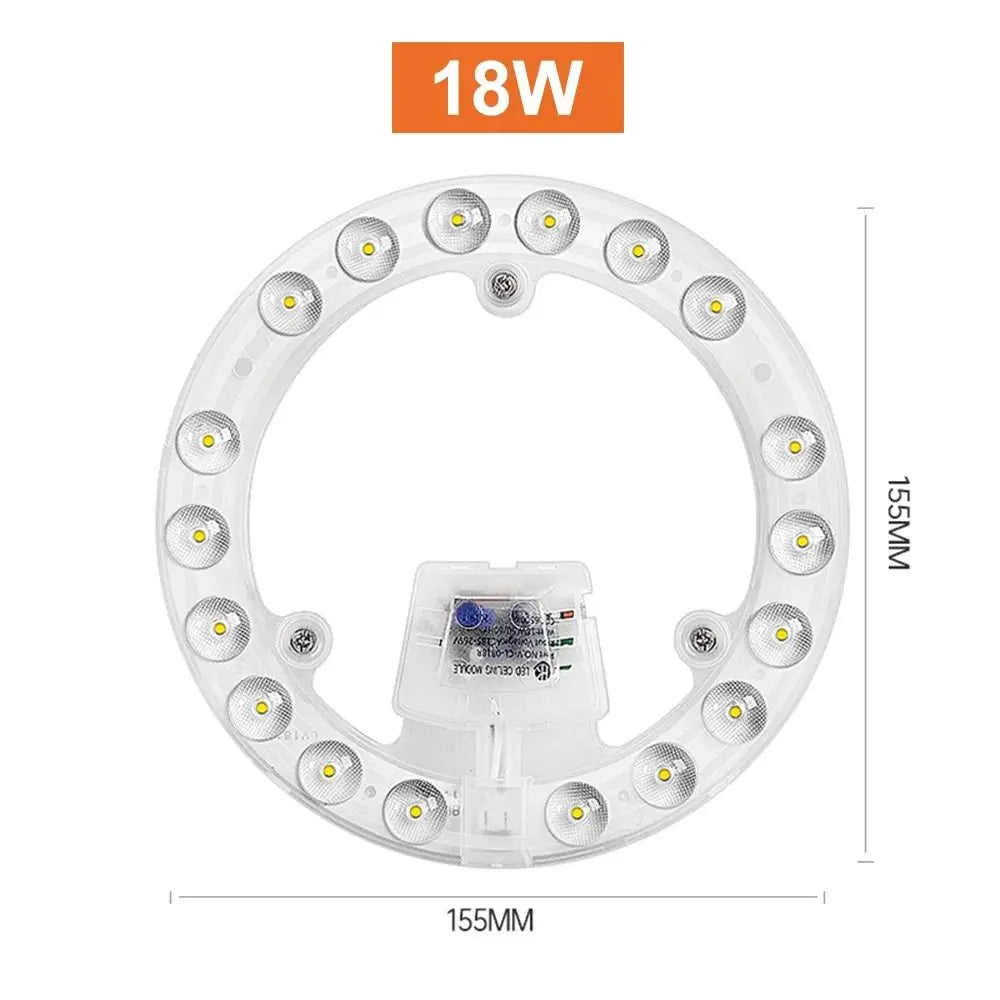 12W 18W 24W 36W 48W 72W Ceiling Lights Round Led Module Convenient Ceiling Lamp Dimmable Durable Ceiling Fan light Office Oasis Select 18W-Cold White