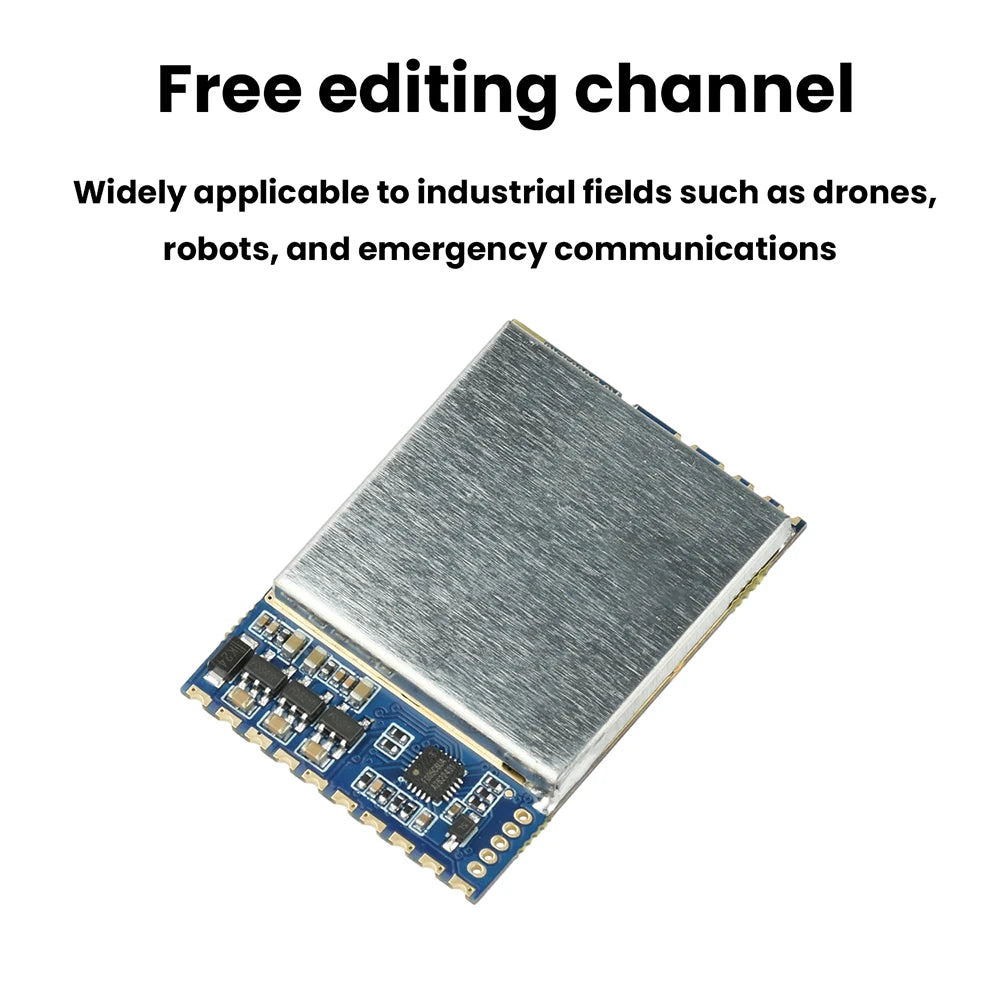 RX7500 6000-7500MHz Wireless Video Receiving Module 7.2GHz VRX with RSSI Output Analog Voltage Signal for Monitoring System Oasis Select