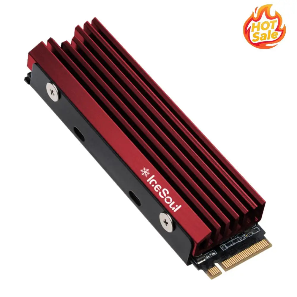 M.2 2280 NGFF/NVME SSD Heatsink Aluminum Heatsink with Silicone Thermal Pad Solid State Drive Radiator PC Accessories Oasis Select
