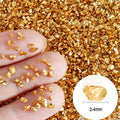 50g Fake Gold Stone Flakes Metallic Glass Glitter Sprinkles Resin Inclusions Embellishment for Resin Art Jewelry Making Supplies Oasis Select gold 50g S