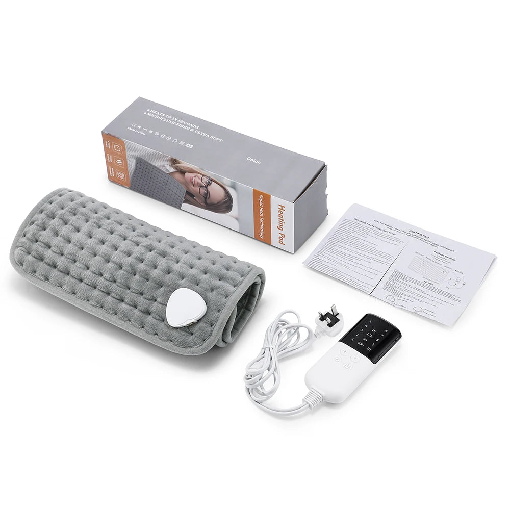 Electric Heating Pad | 10 Levels, Timer, Machine Washable