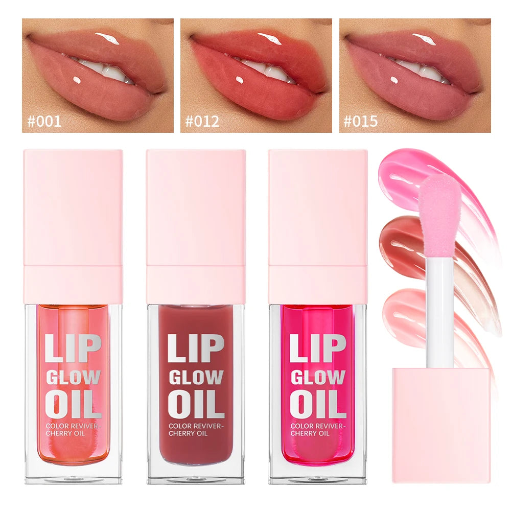 Moisturizing Lip Gloss Mirror Water Lip Glaze Nourishes Lips Liquid Lipstick Volume Lip Clear Lipgloss Women Lips Cosmetics Oasis Select