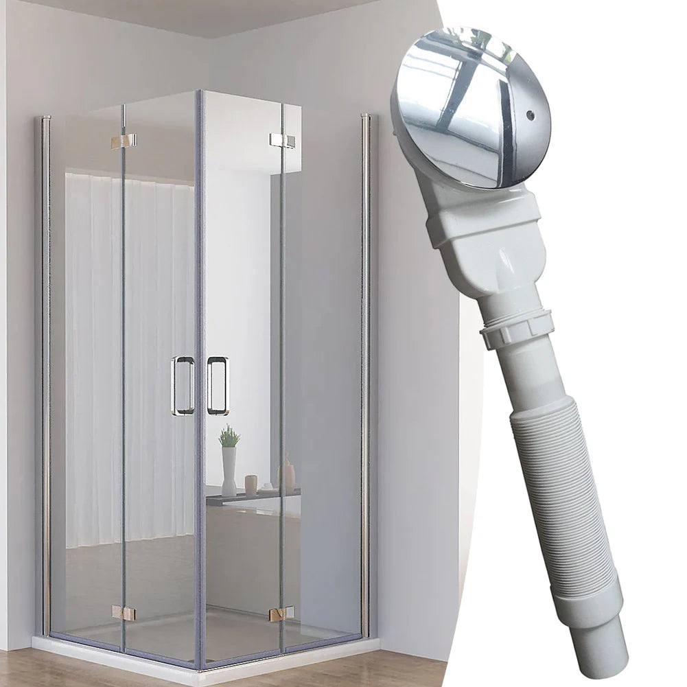 90mm Diameter Shower Drain Waste Trap for Bathroom Trays Compatible with Standard Drain Openings to Prevent Overflow Oasis Select