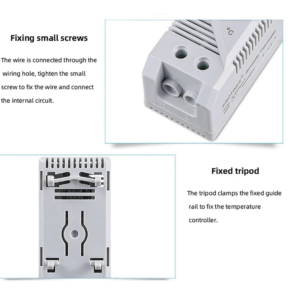 ZR011 Bimetallic Cabinet Thermostat | 0–60°C DIN Rail Mount