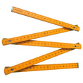 Wooden Foldable Ruler Folding 1 Meter Stick Wood Metric Scale Carpenters Ruler For School Drawing Tools School Supply Teacher Oasis Select Yellow