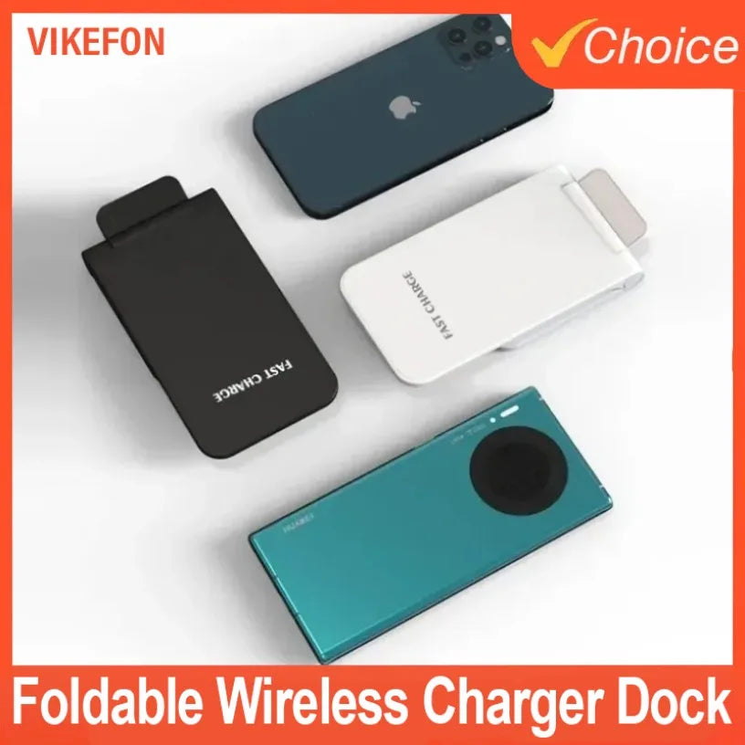 Wireless Charger Dock Desktop Foldable Foldable Fast Charging For iPhone 16 15 14 13 12 Pro Max Quick Phone Chargers Station Oasis Select