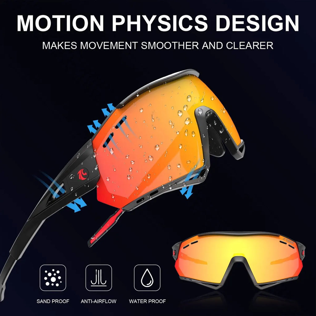 X-TIGER Photochromic Sports Sunglasses Bike Cycling Glasses Polarized UV400 Riding Driving Baseball Running Fishing Eyewear Oasis Select