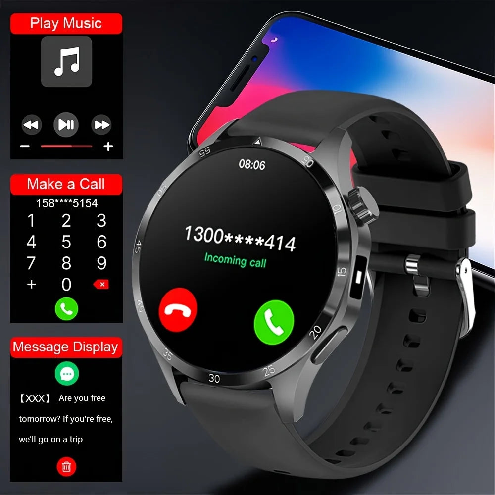 ERUN Smartwatch 1.88" Touch Screen, Polka-dot Strap & Calls
