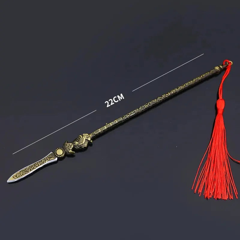 22cm Tiger Head Spear Miniature | Ancient Weapon Replica Model Weapon Replica Miniature Oasis Select