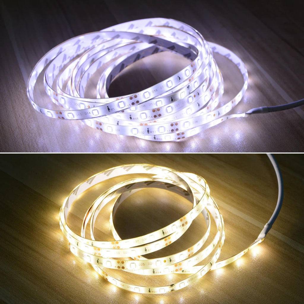 LED Light Closet 1M-5M with PIR Motion Sensor Night Light 12V 2835 LED Strip for Kitchen Bedroom Bathroom Stair Smart Lamp Oasis Select