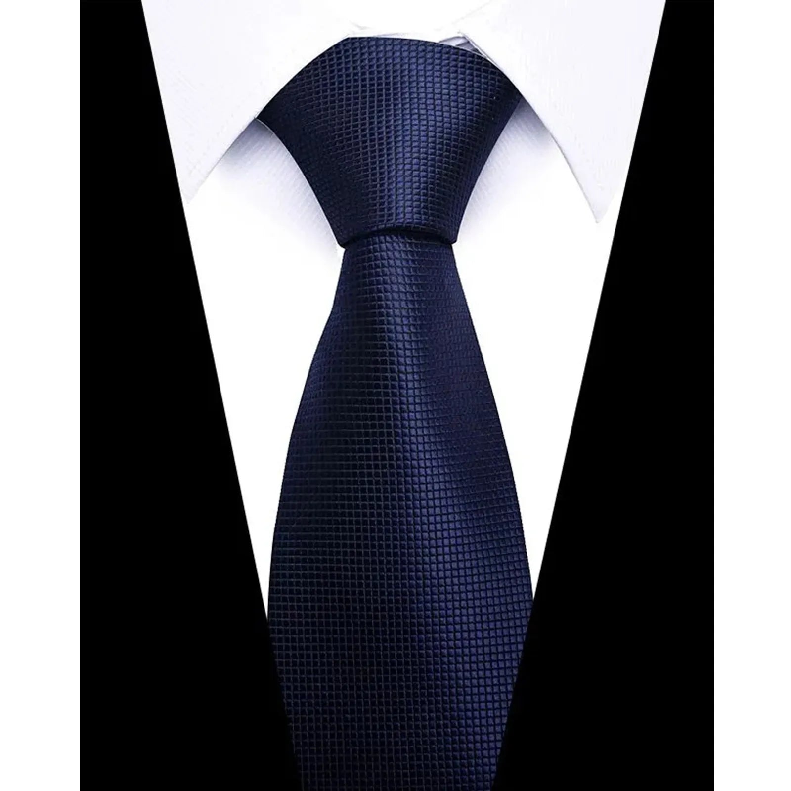 Men's Red Paisley Tie Set – Necktie, Pocket Square & Cufflinks Men's Necktie Set Oasis Select Dark Blue