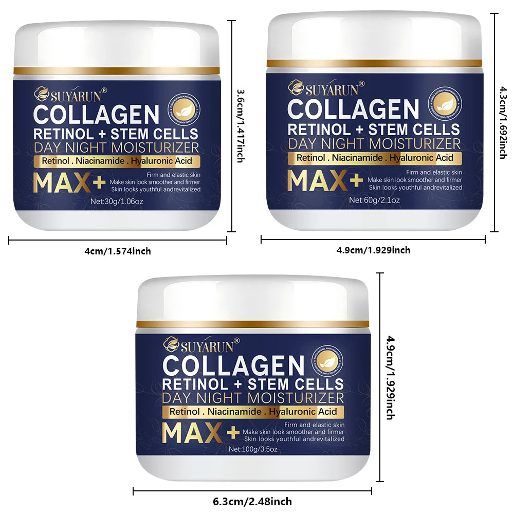 SUYARUN Retinol Collagen Face Cream – Firming Moisturizer Anti-Aging Face Cream Oasis Select