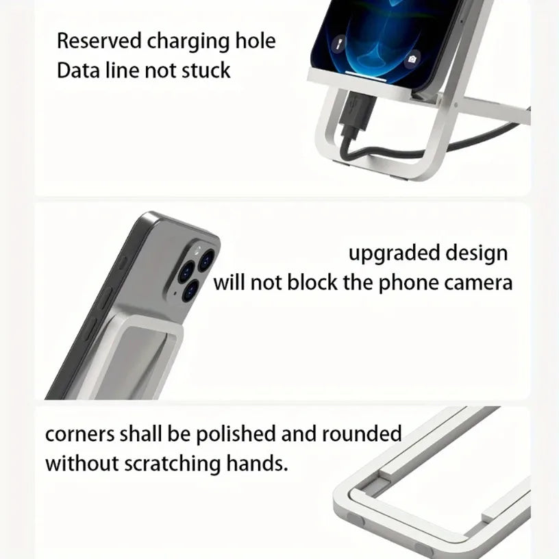 Mobile Phone Stand Desktop Lazy Holder Bedside Foldable Multi-Function Smartphone Support for Iphone 13 14 15 Max Huawei Xiaomi Oasis Select