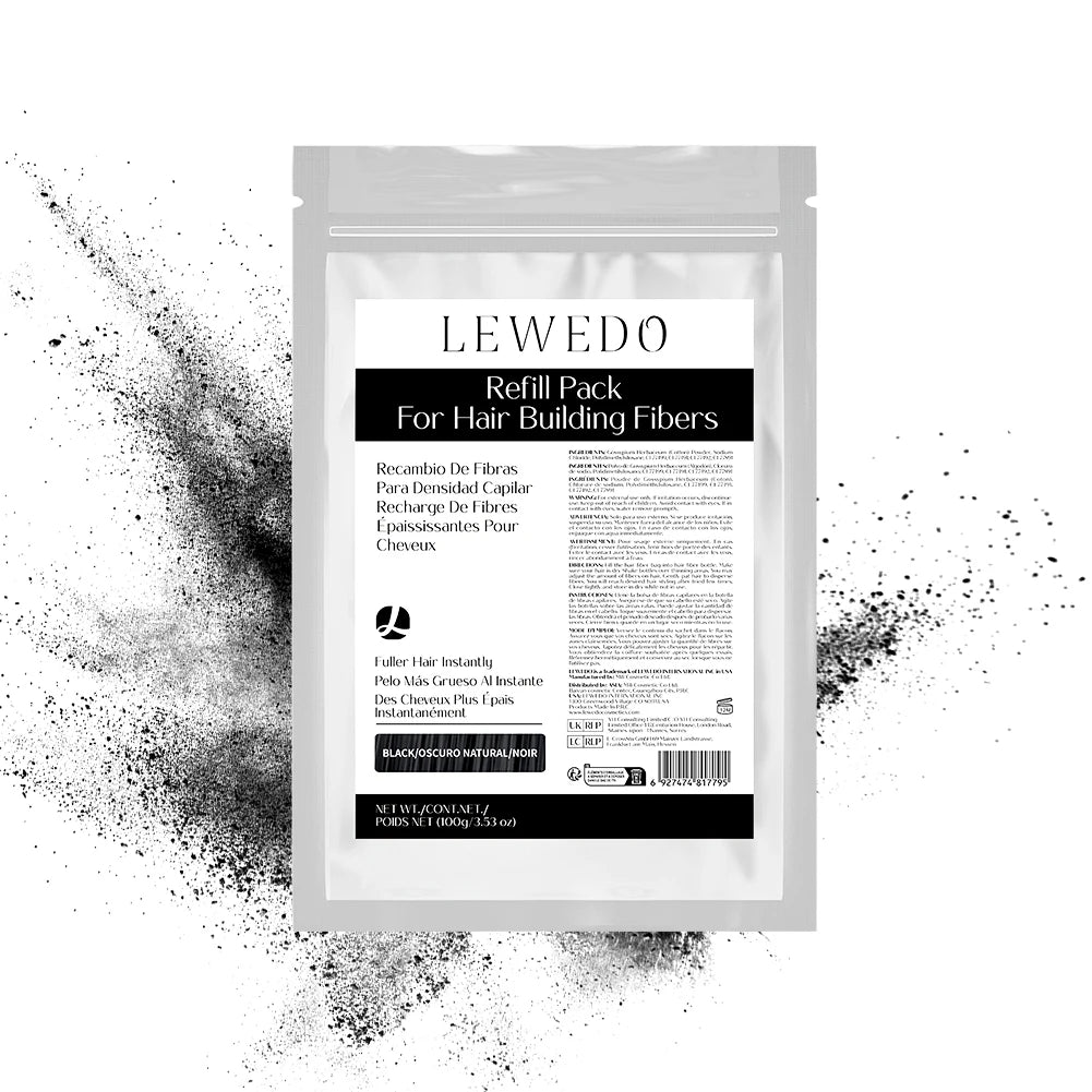 Lewedo Hair Building Fiber 100g – Keratin Thickening Powder