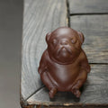 Zisha Tea Pet Dog Small Ornament Zodiac Lazy Dog Sculpture Tea Pet Accessories Craft Decoration Oasis Select Default Title