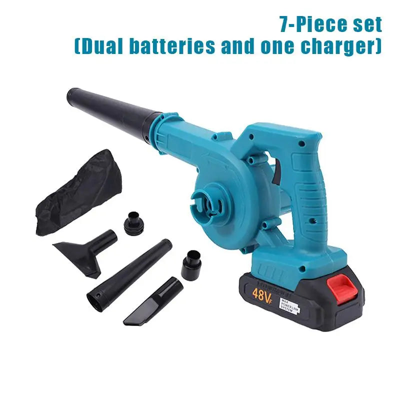 Cordless 2-in-1 Air Blower & Vacuum | Car, Garden & PC Cleaning
