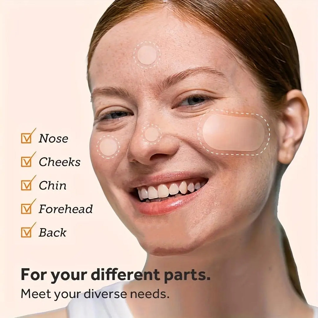 204 pcs water-based gel acne patch, covering acne and spot patches, effectively removing acne patches, suitable for skin type Oasis Select