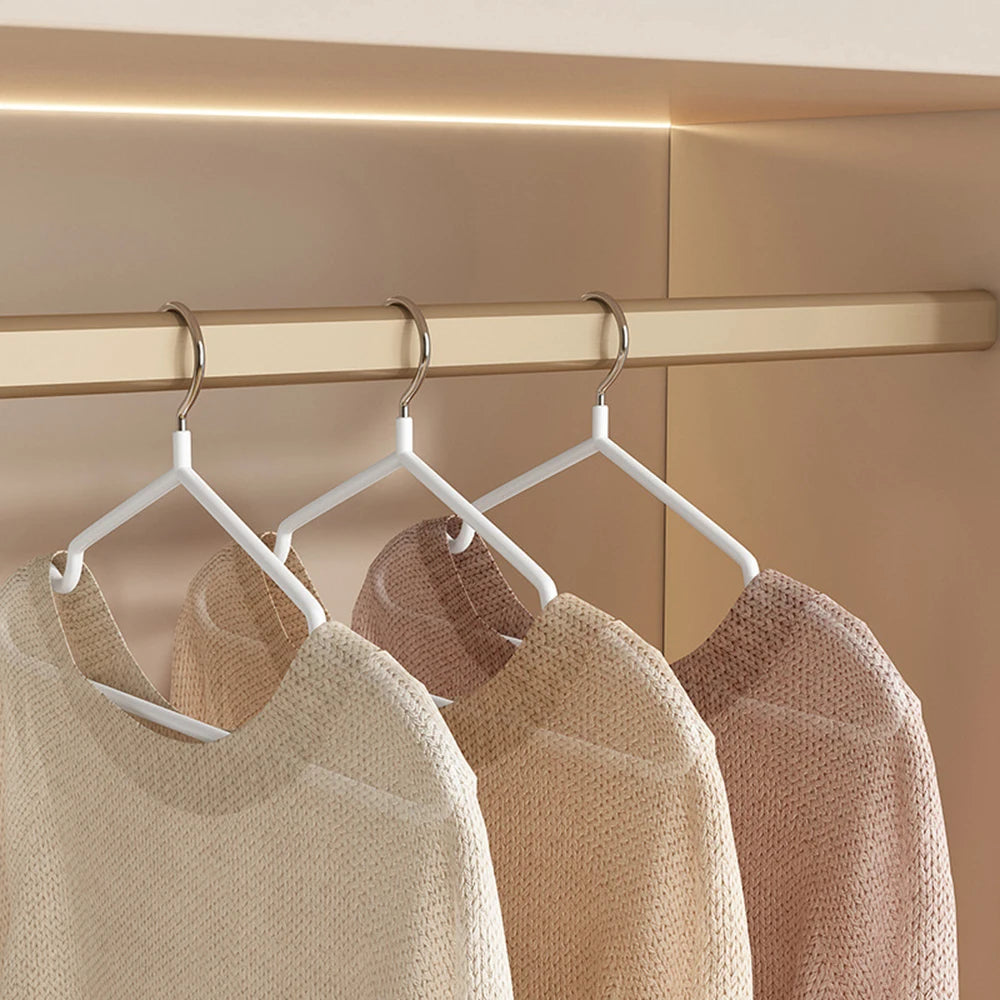Non-Slip Stainless Steel Clothes Hangers | Space-Saving