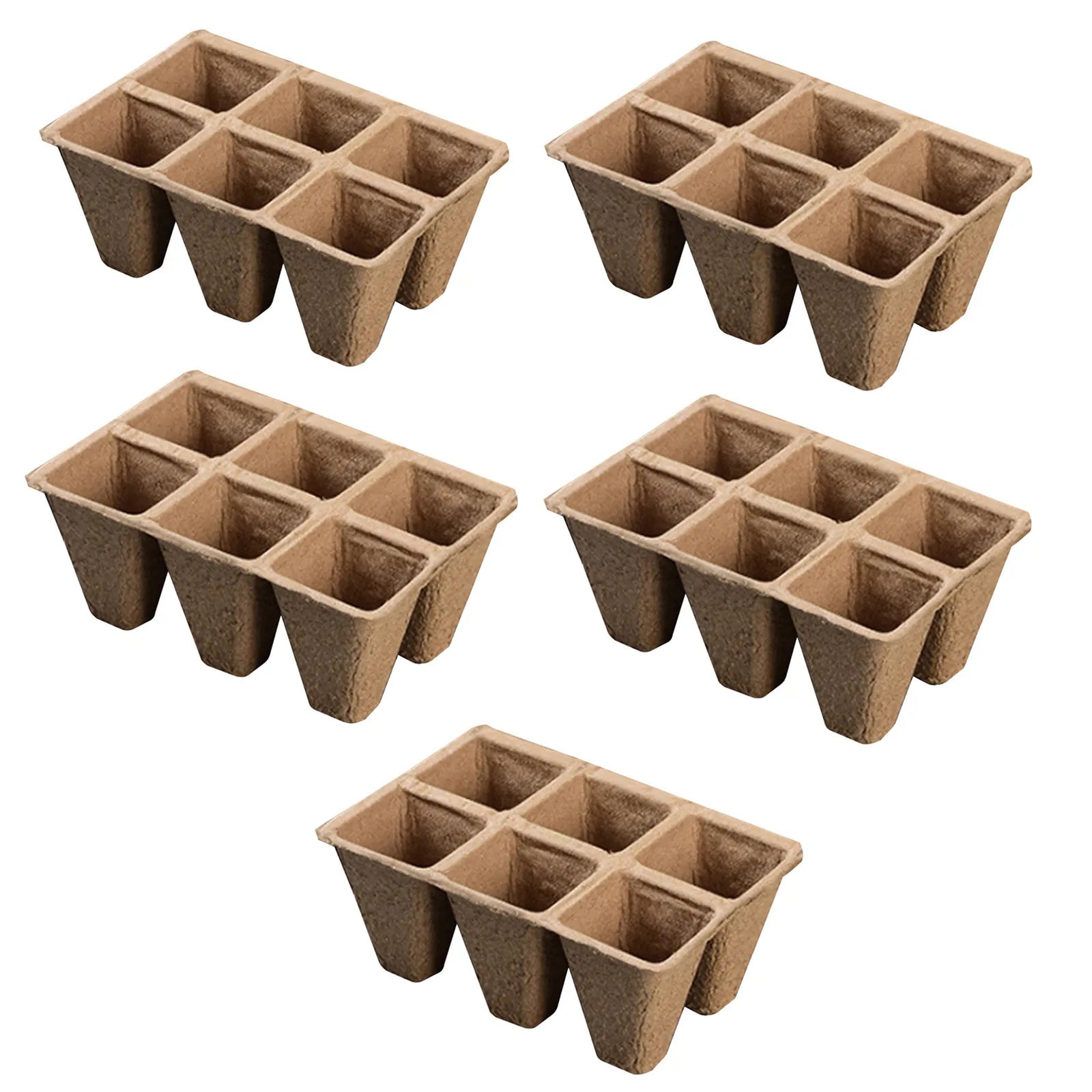 10/20Pcs Biodegradable Seed Starter Peat Pots Seed Growing Tray Planting Seed Tray Kit for Garden Grow Box Supplies Nursery Cup Oasis Select