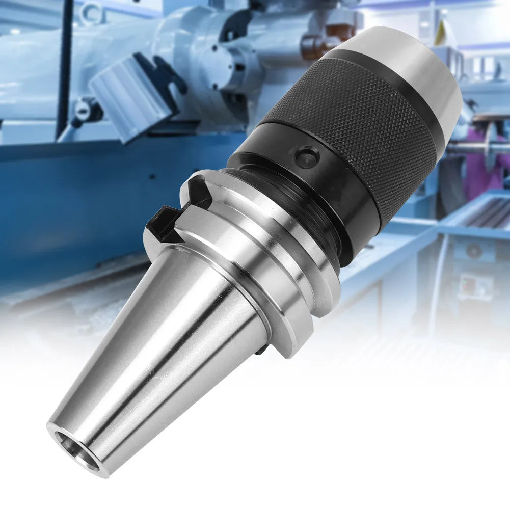 BT40 Drill Chuck Tool Holder BT40 Drill Chuck Tool Holder Integrated Self Tightening Carbon Steel CNC Tool Holder Oasis Select