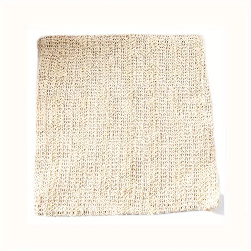 Cotton & Linen Exfoliating Scrub Towel | Face & Body Bath Cloth Exfoliating Scrub Cloth Oasis Select 1 Pc