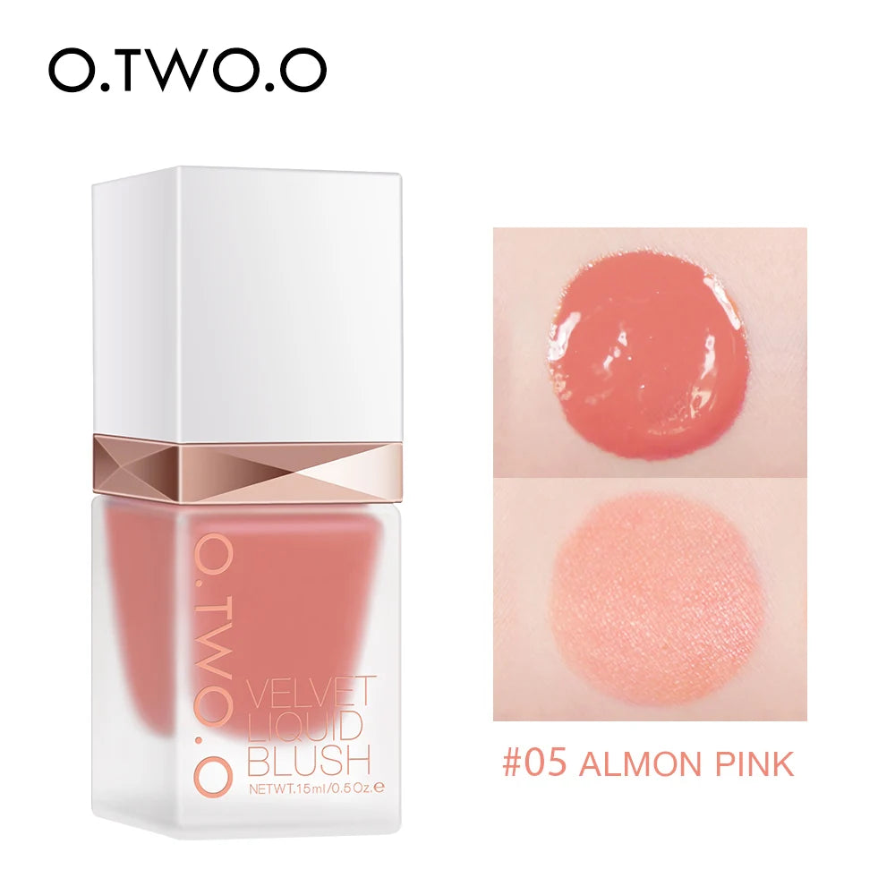O.TWO.O Liquid Blush 4 Shades – High Pigment, Long-Lasting