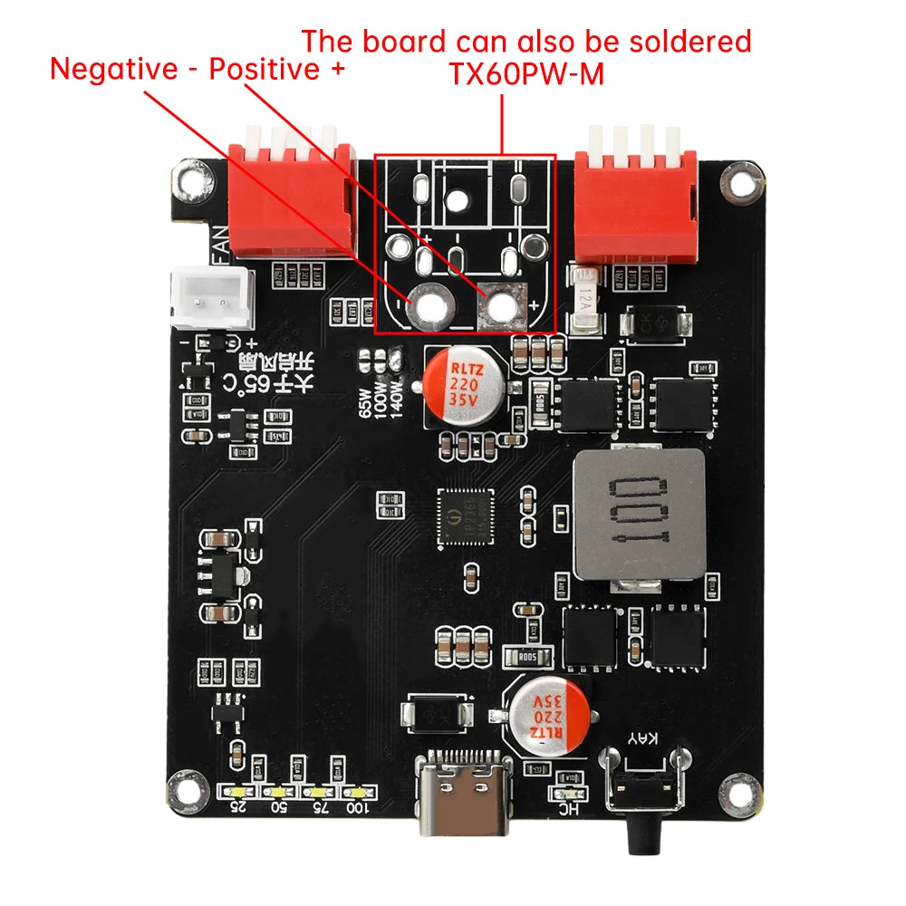 PD3.1 140W Bidirectional Fast Charging Module IP2366 2S 3S 4S 5S 6S Lithium Battery Charging Board Li-ion Lifepo4 BMS Charger Oasis Select