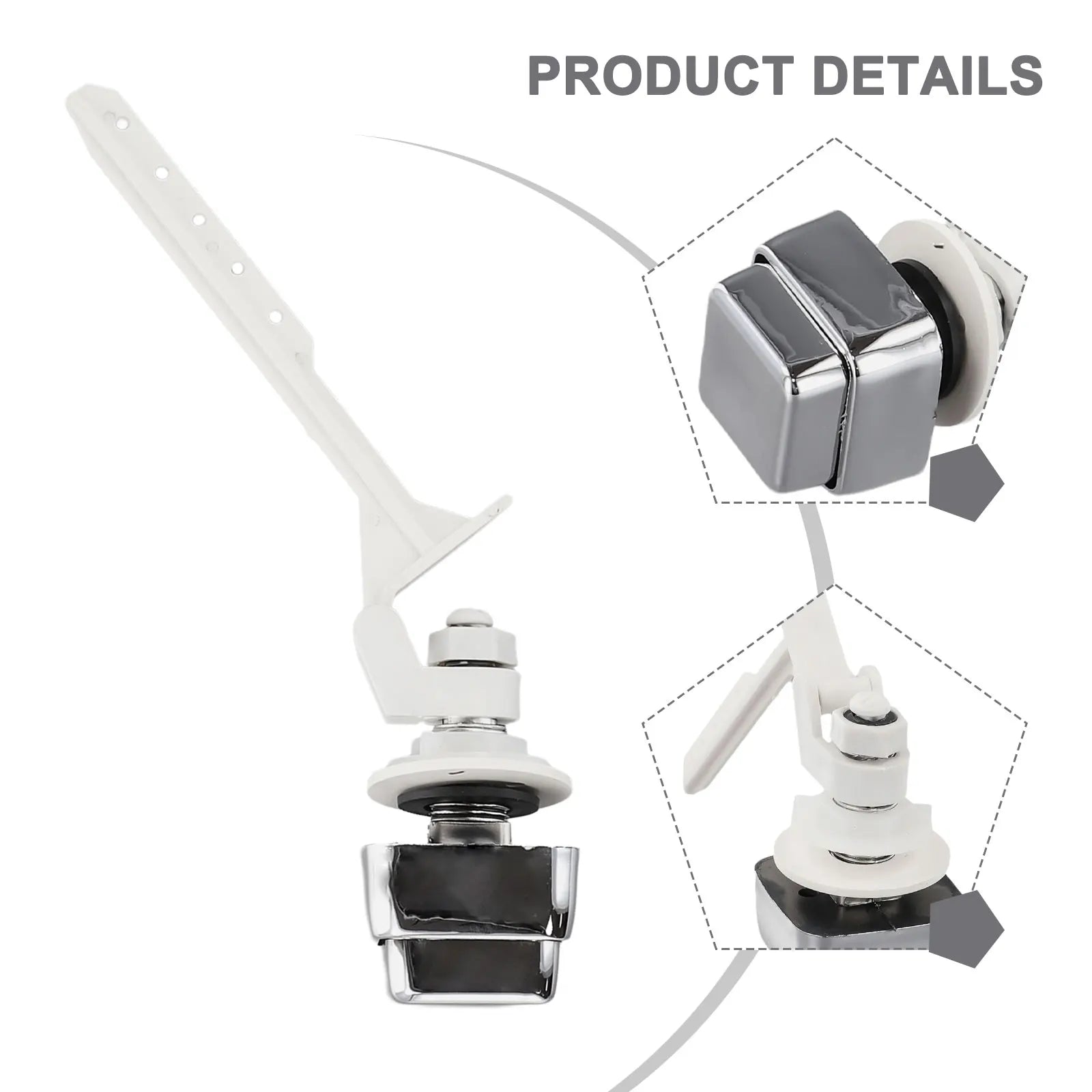 Push Button Toilet Flush Kit – Side Mount Trip Lever Handle Toilet Flush Kit Oasis Select